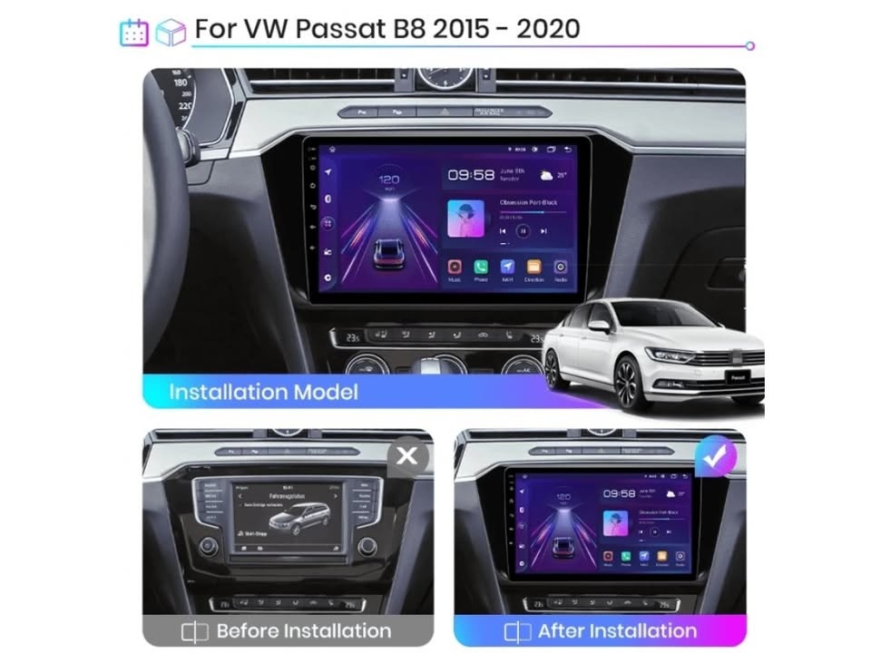 Android autorádio s navi pro VW PASSAT B8 (2015-2020) - 2