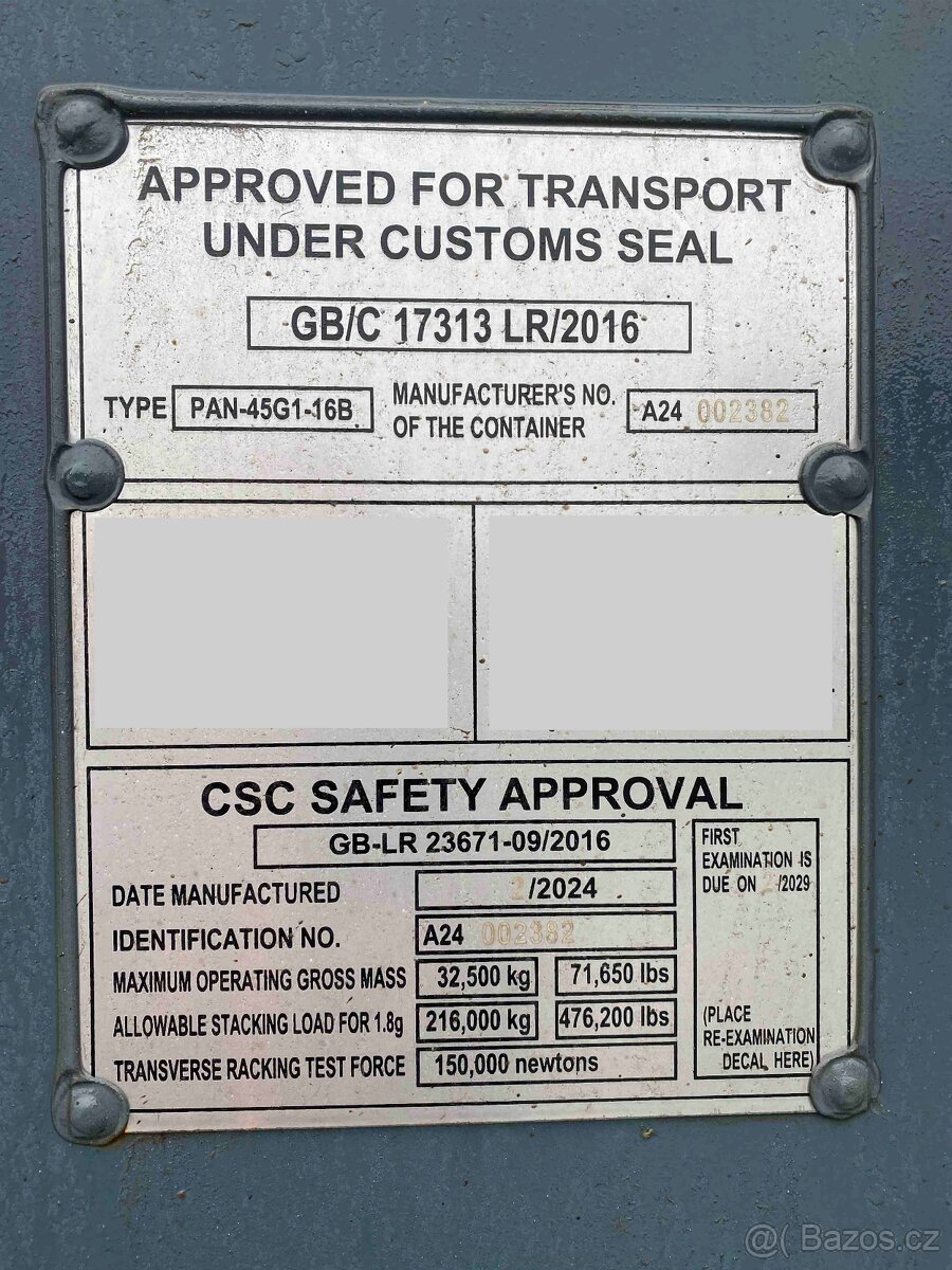 Prodám 12m lodní kontejner (40') – High Cube - nový - 2