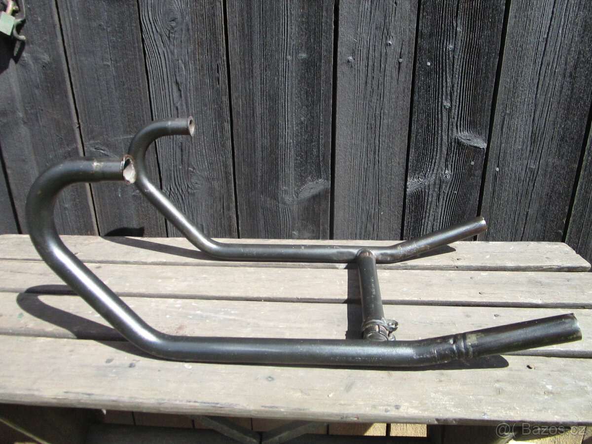 Kolena výfuků MOTO GUZZI V50. - 2