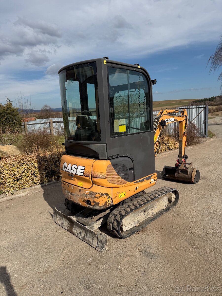 Minibagr Case CX18b 2006 2x lzice - 2