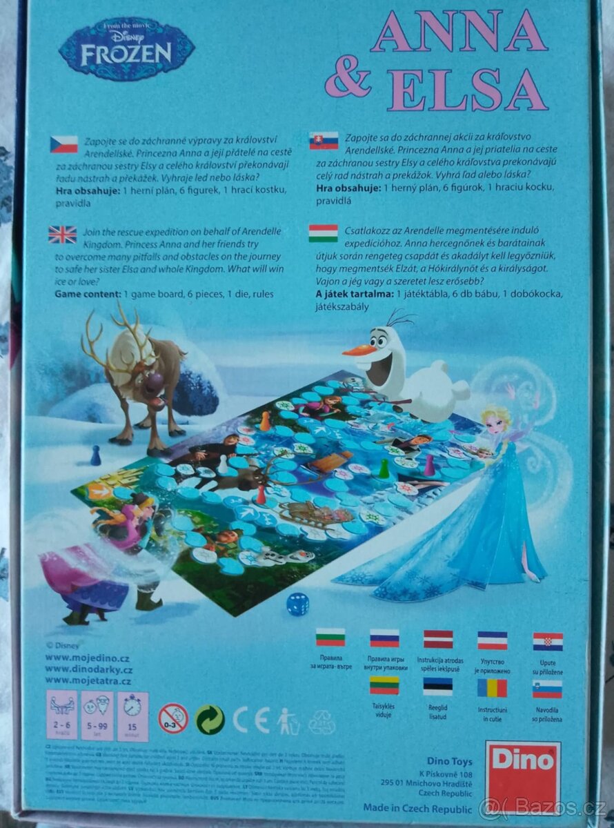 společenská hra Anna a Elsa - 2