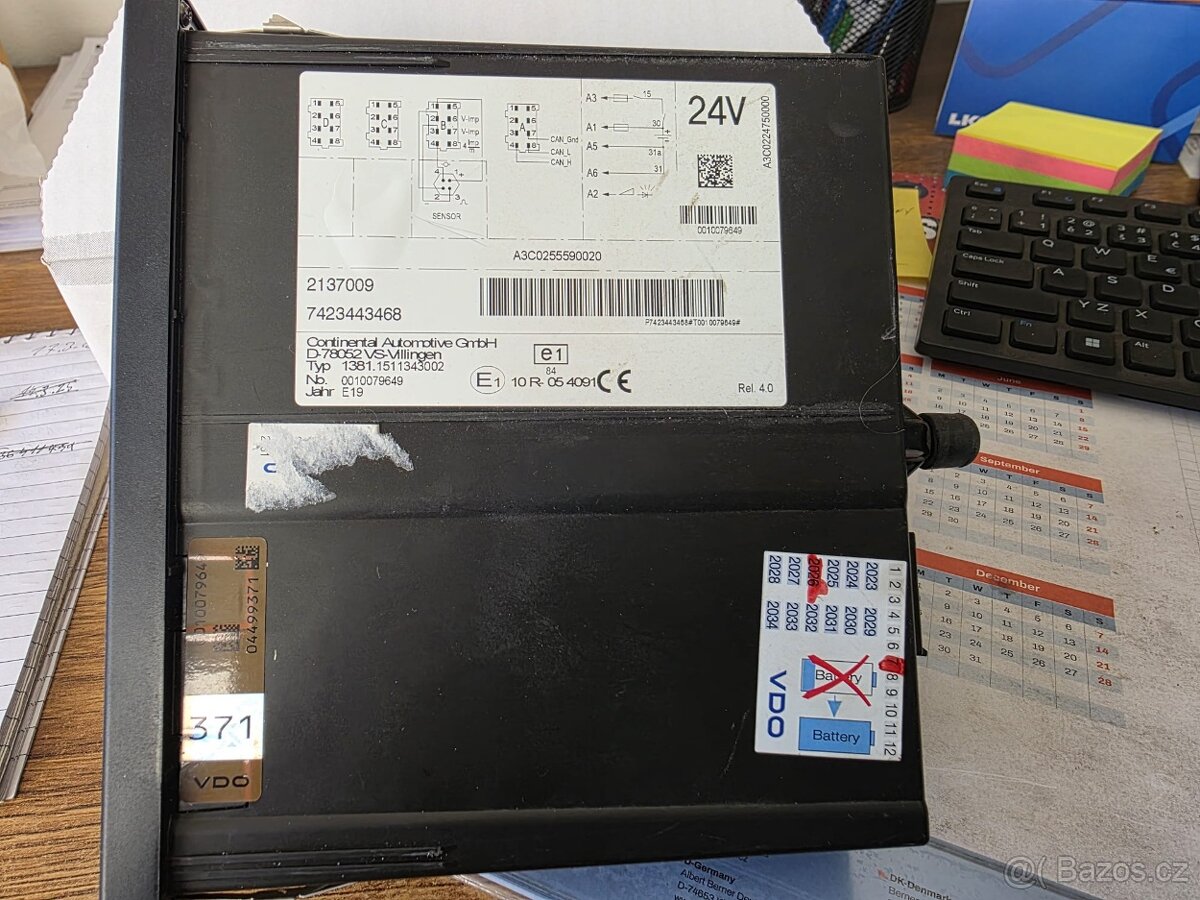 Prodám Tachograf 24V - 2