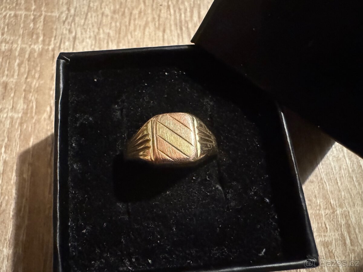 Zlatý prsten 3,35g 585/1000 - 2
