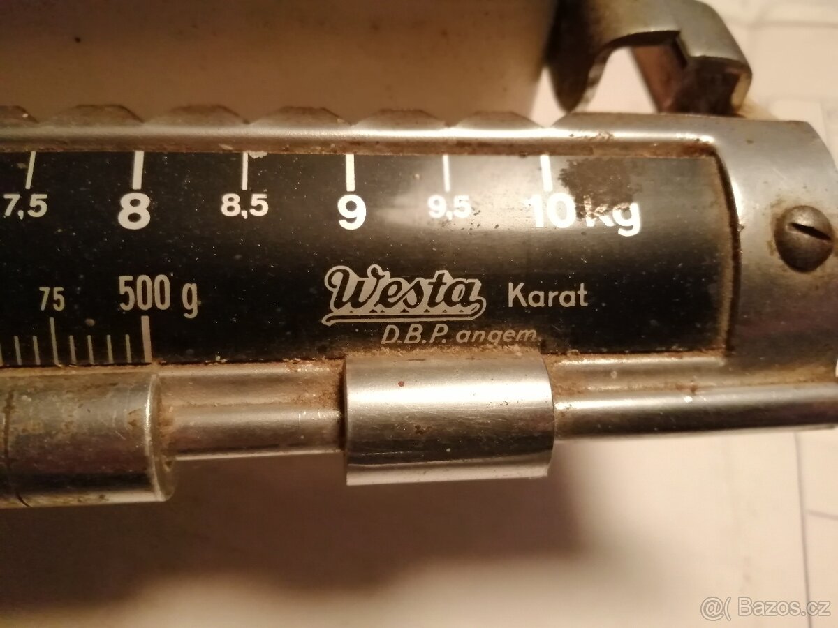 staré domácí váhy - 2