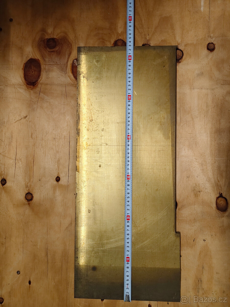 Mosazný plech 10mm - 2