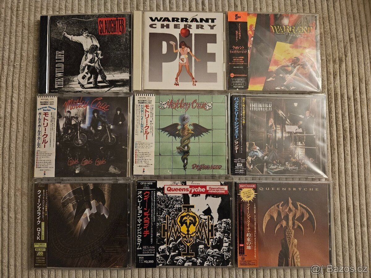 Japonská CDčka originál OBI rock metal - 2