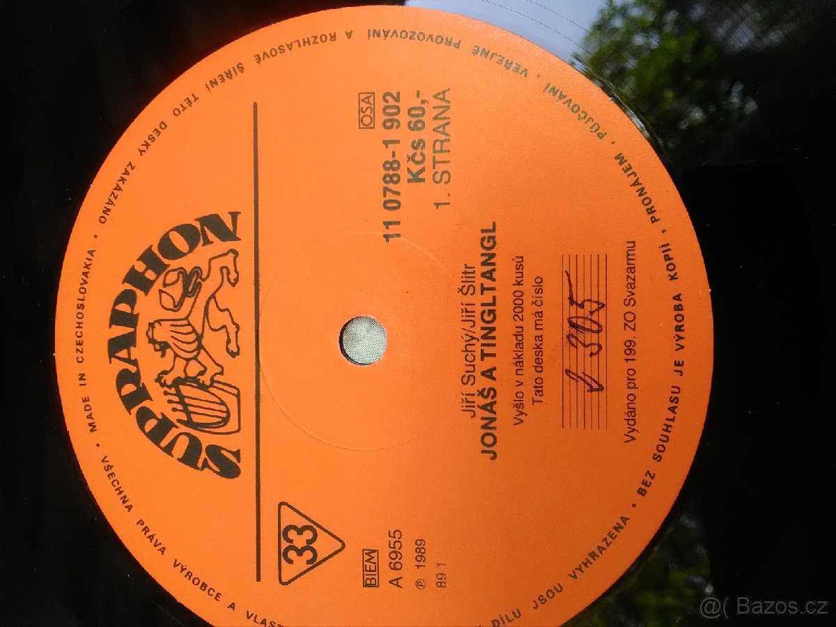 Klubové desky Semafor. - 2