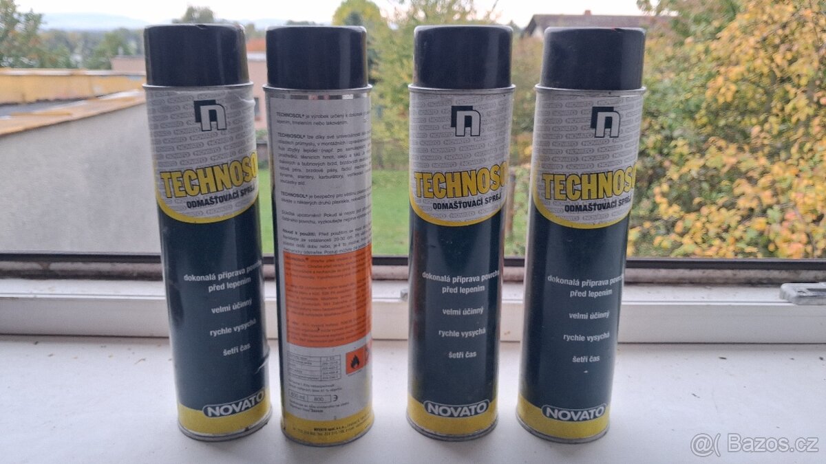 prodám 2 ks TECHNOSOL Čistící přípravek sprej 600 m - 2