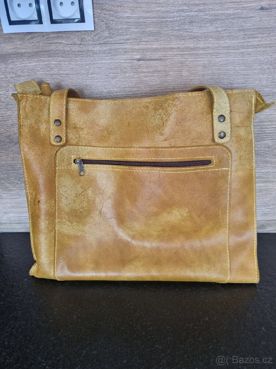 Dámská kožená kabela - 2