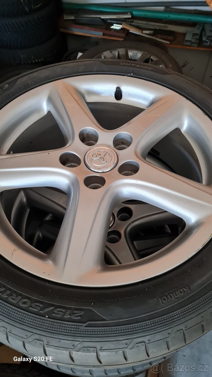 ALU TOYOTA 215/50/17 - LETNÍ - ET45 - 91V - Č.85 - 2