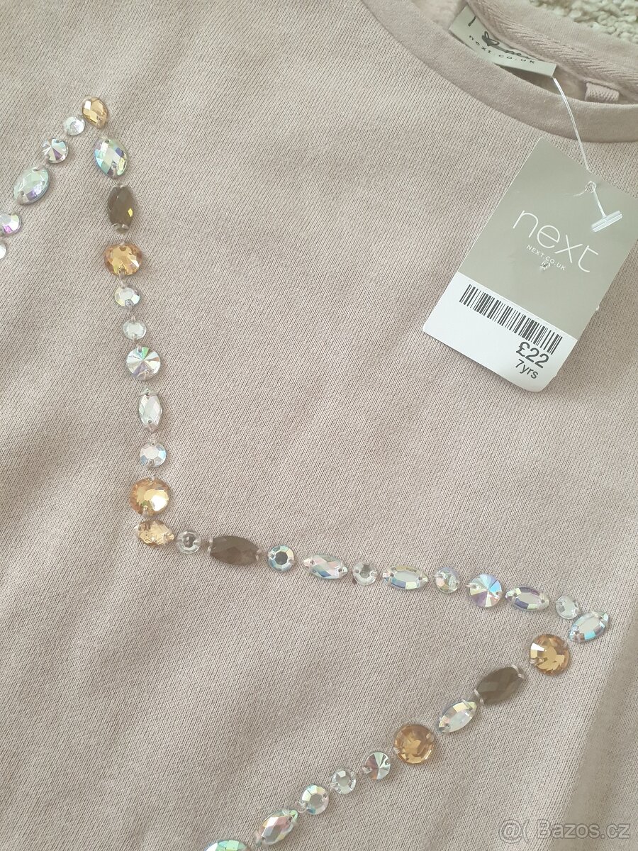 Delší mikina s hvězdou 122 - 2