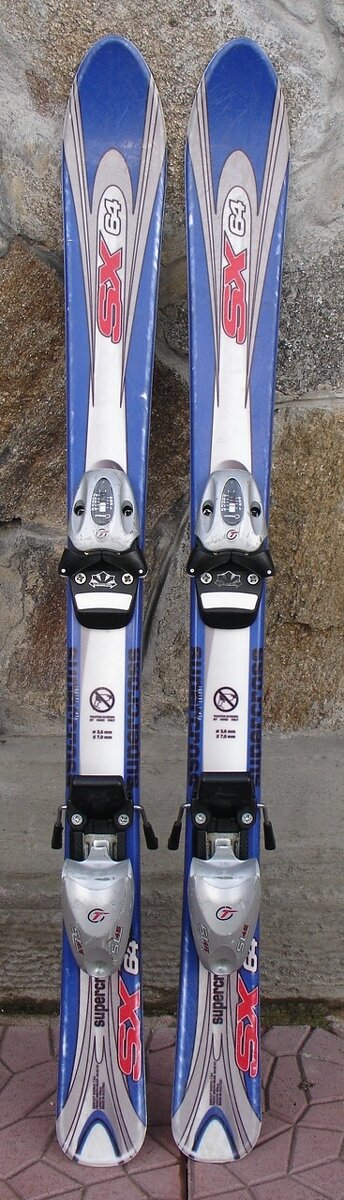 ++++ Sjezdové lyže délky 100cm s vázáním - levně ++++ - 2