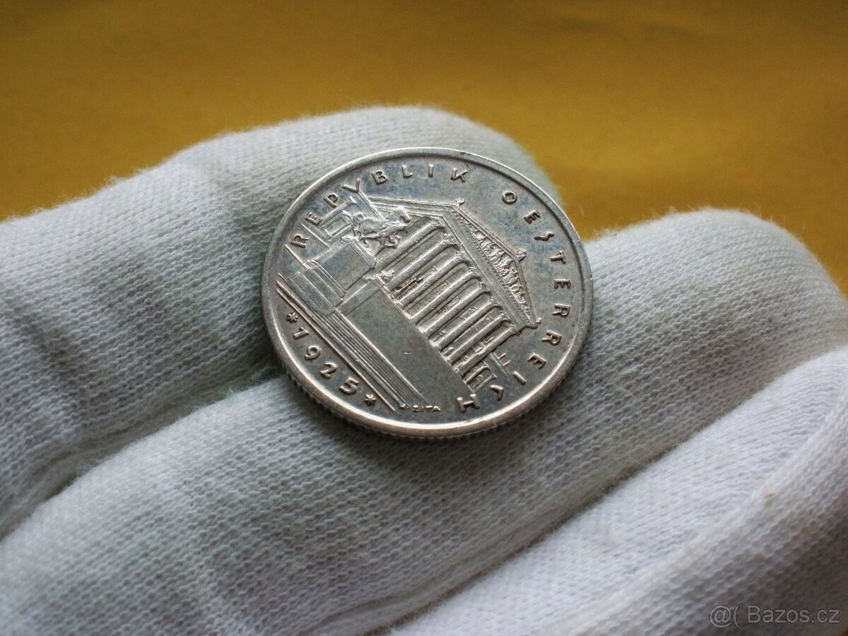 2x Stříbrný Schilling 1925 - 2