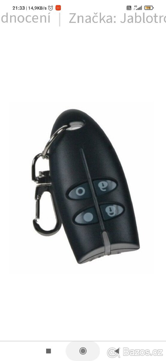 Koupím Dálkové ovladače Jablotron - 2