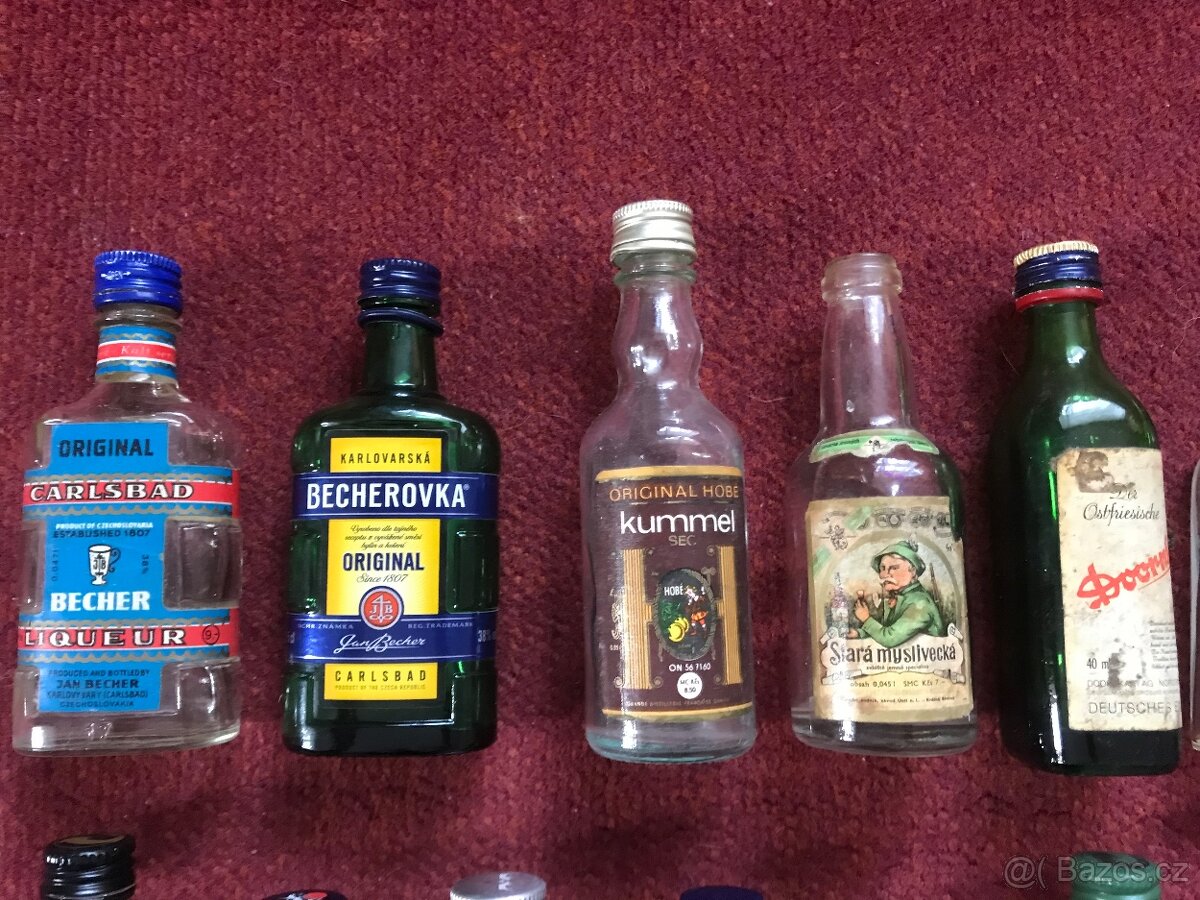 Prázdné lahvičky - miniatury - 2