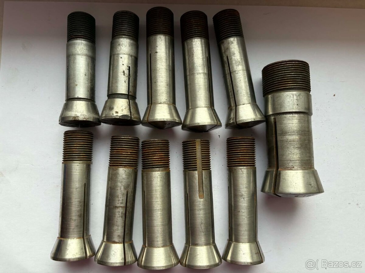 Kleštiny soustruh, kleštinové upínání - 2