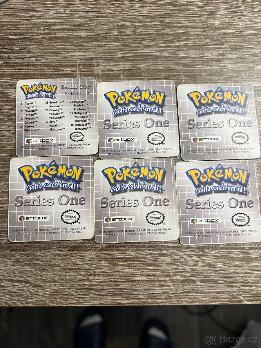 Pokemon - Series one 3D měničky - 2