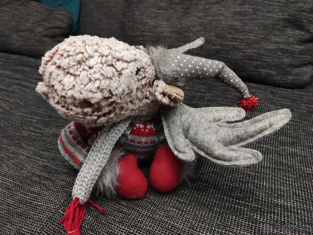 Vánoční dekorace - sob, trpaslík, svícen, věnec,... - 2