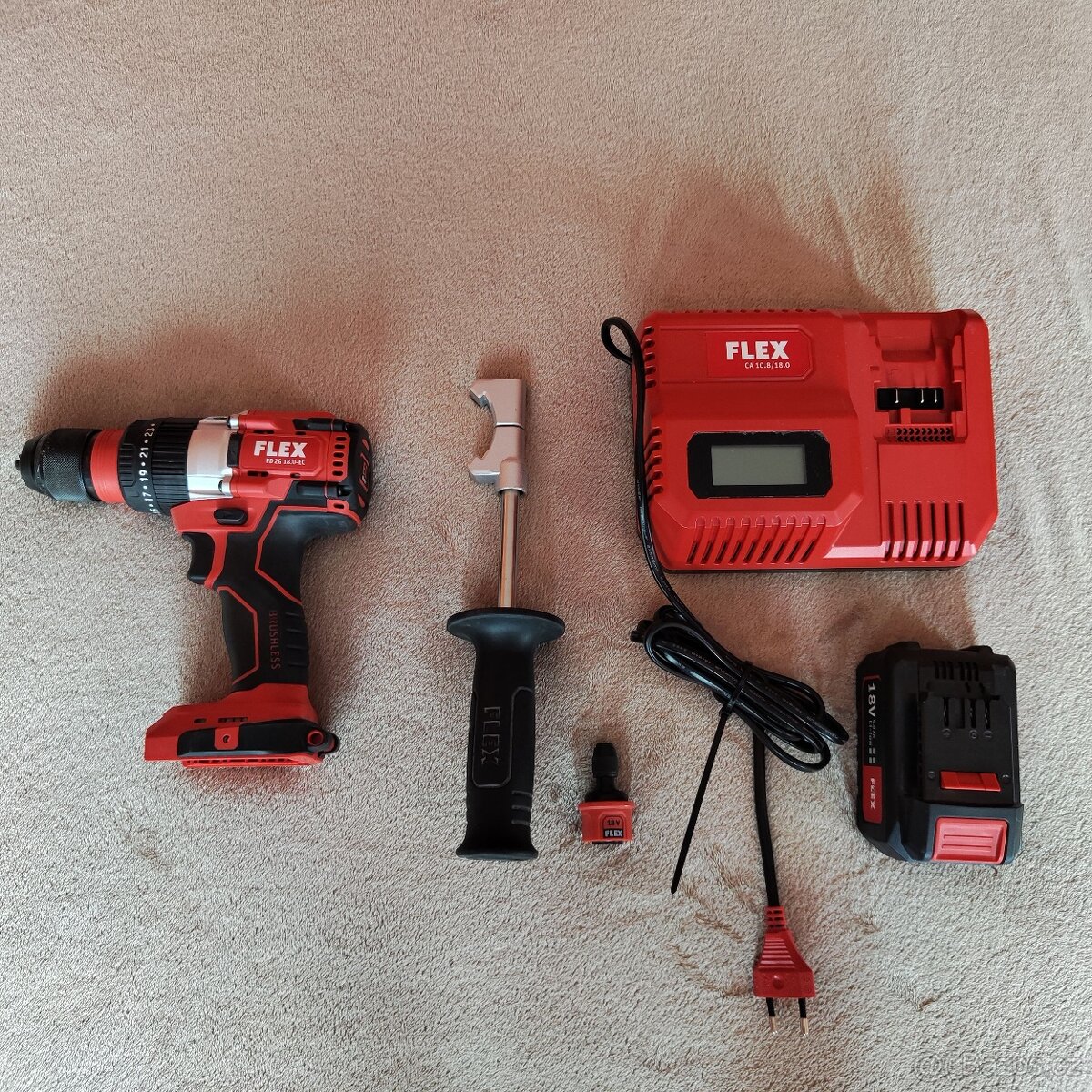 AKU vrtačka FLEX PD 2G 18.0-EC s rychlonabíječkou - 2