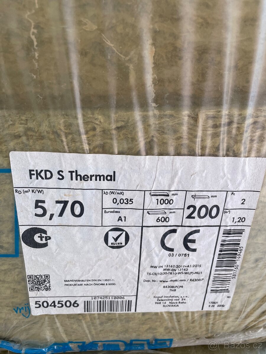 Fasádní izolace knauf - vata - 2