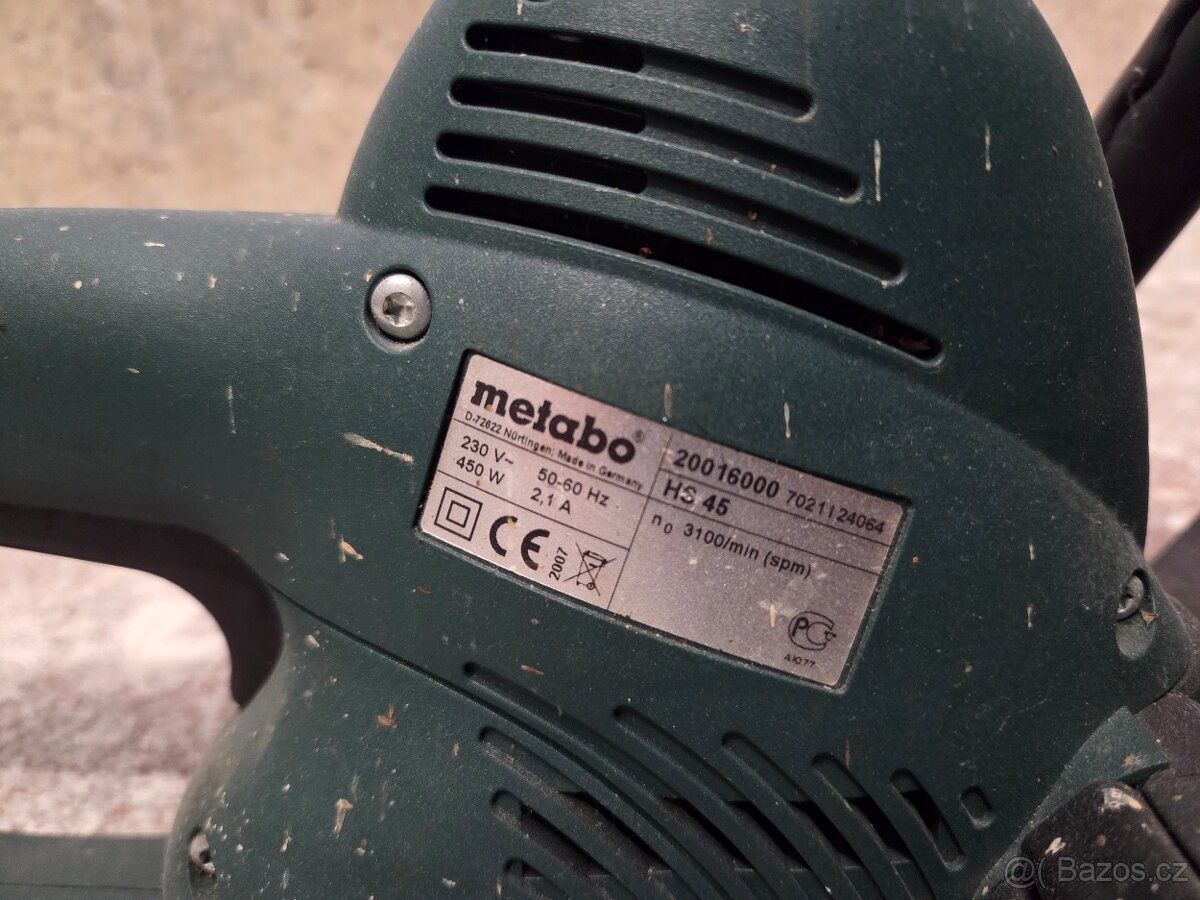 Elektrické nůžky na plot Metabo - 2