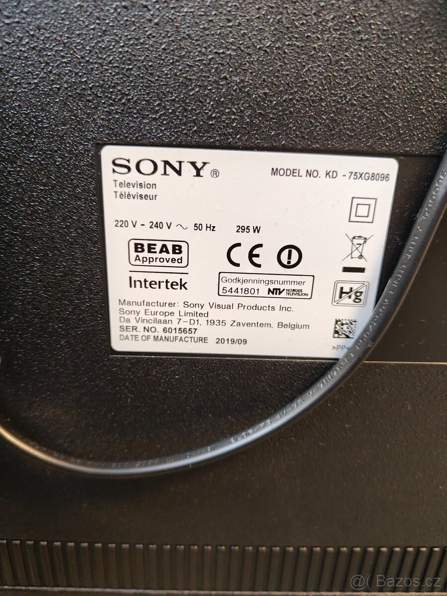 Sony bravia 75" na ND - 2