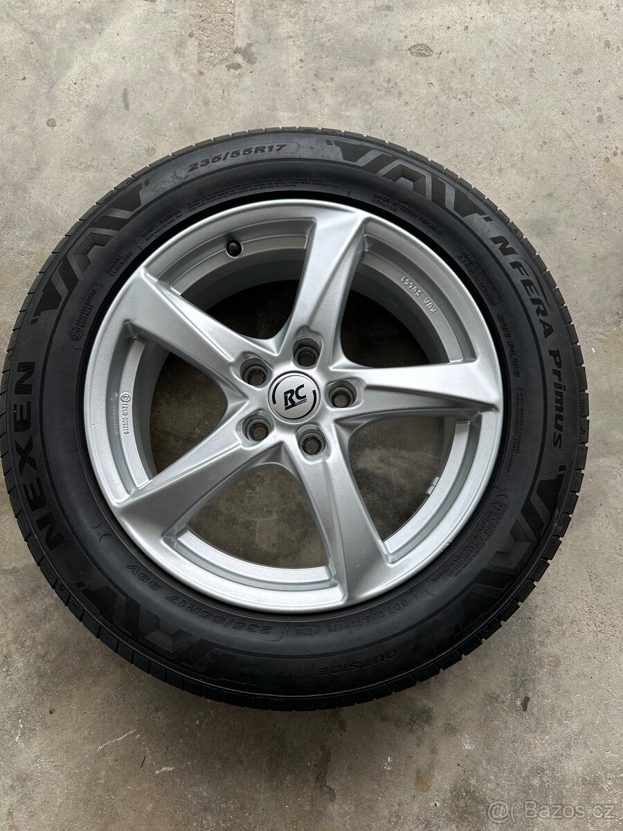 Tiguan letni - pneumatiky 235/55R17 - 2