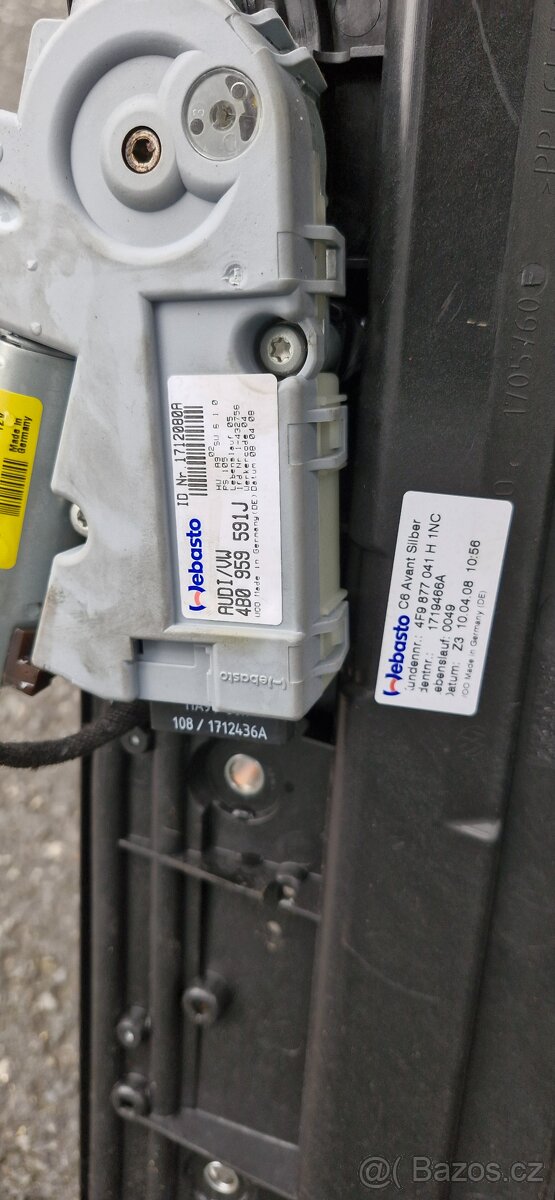 Stresni okno sibr audi A6 4F - 2