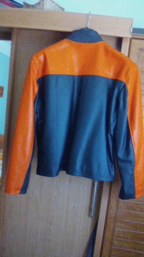 Pánská kožená bunda XXL - 2