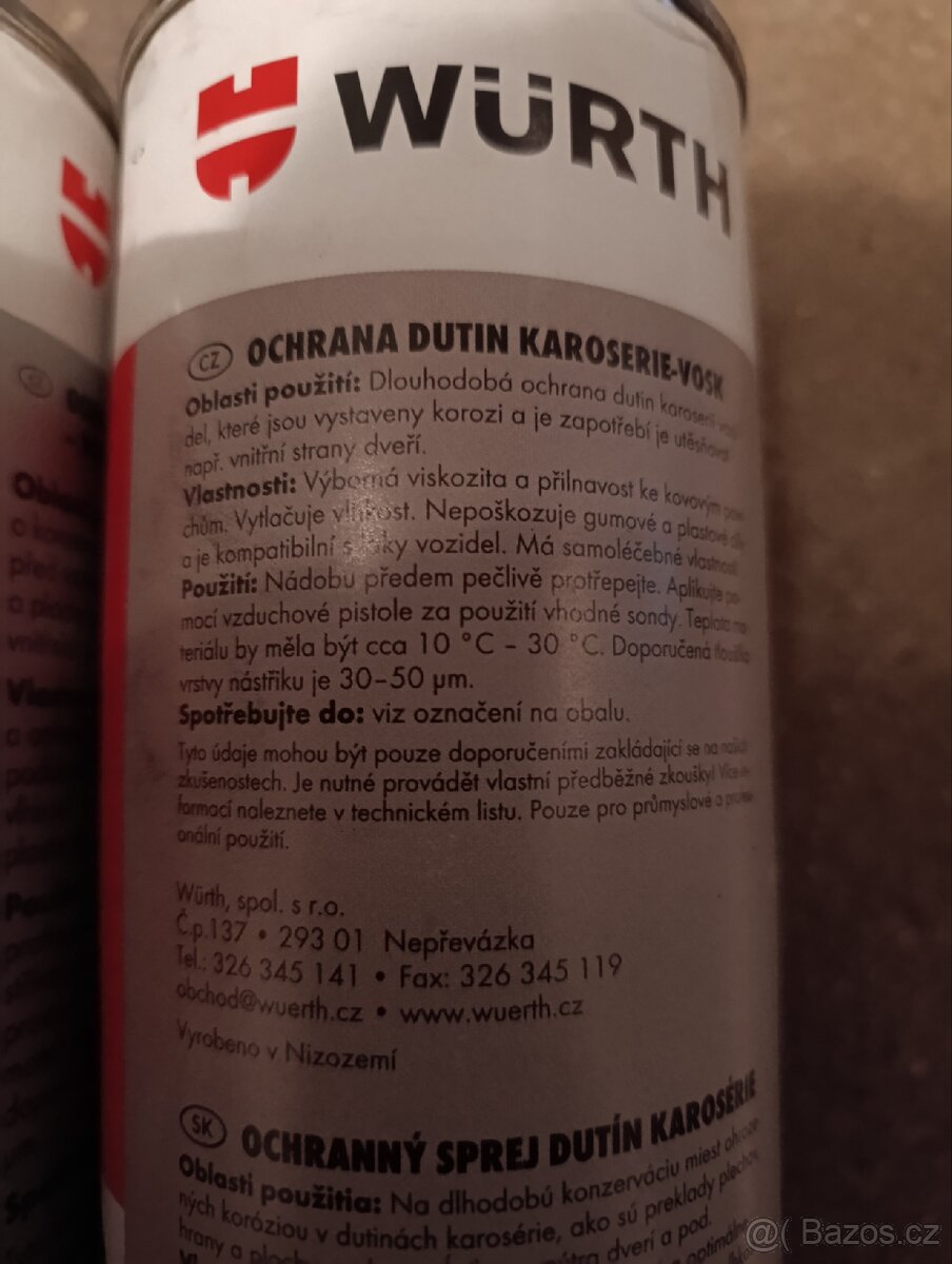 Ochrana dutin Wurth - 2