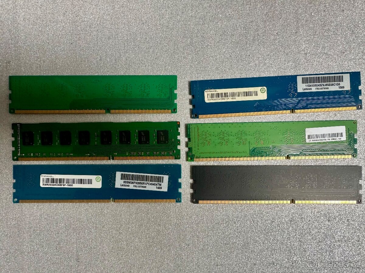 Paměti DDR3 4GB cena za ks - 2