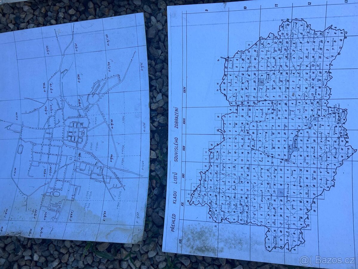 Technicko hospodářská mapa Moravska Třebová - 2