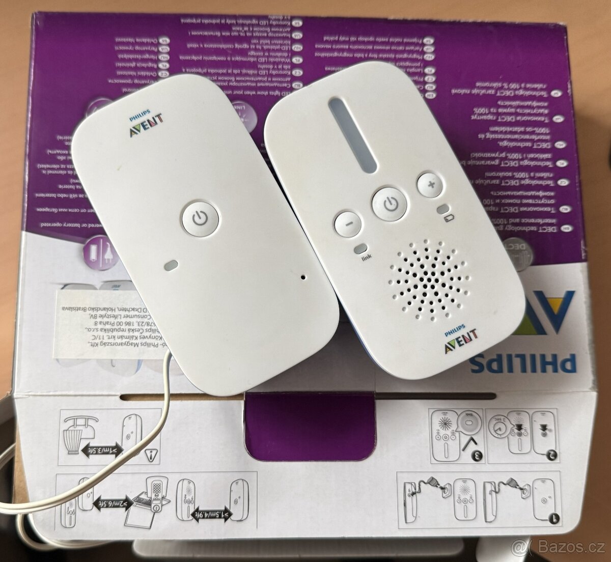 Chůvička Philips Avent Baby DECT SCD501 - 2