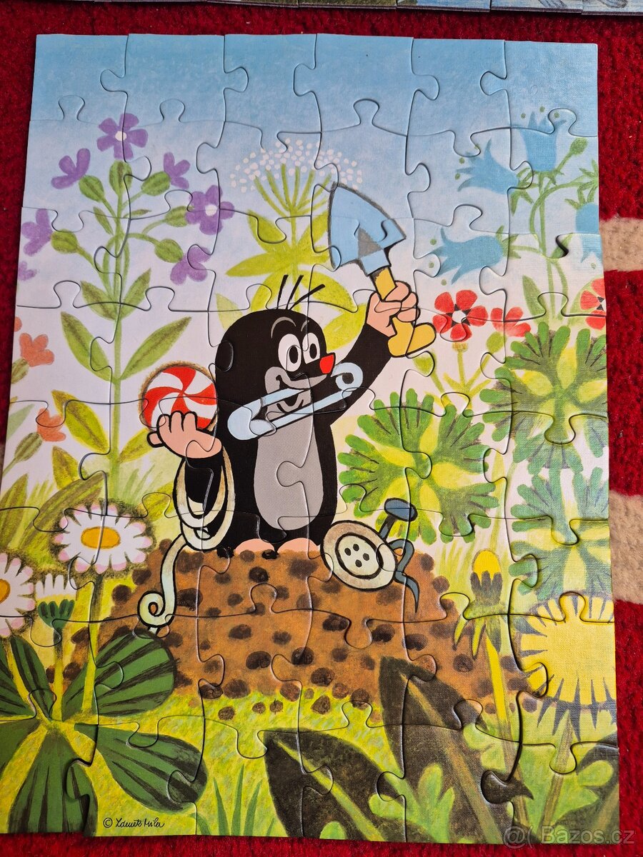 Puzzle Krteček Dino téměř nové - 2