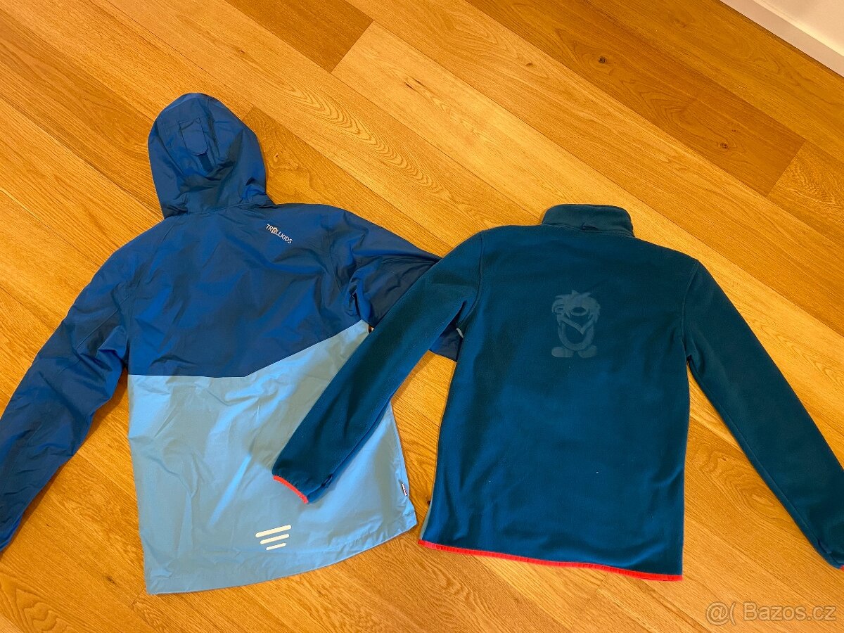 Outdoorová bunda Trollkids 176 nová 3v1 - 2