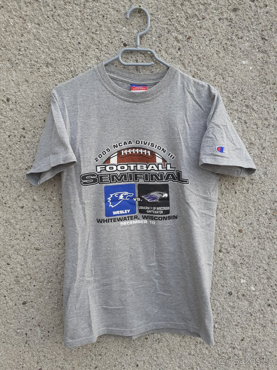 Vintage Champion triko tričko NCAA Football university semif - 2