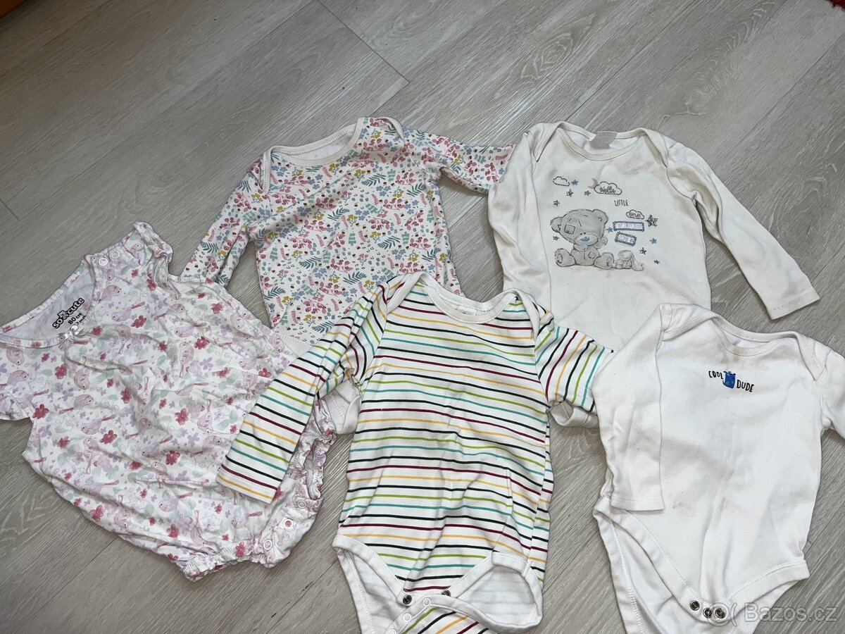 SLEVA Oblečení 40 ks na holčičku 74/80 - 2
