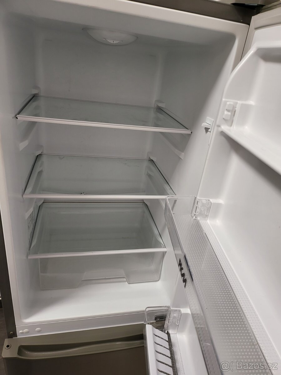 lednice se spodním mrazákem, nerez, A++ - 2