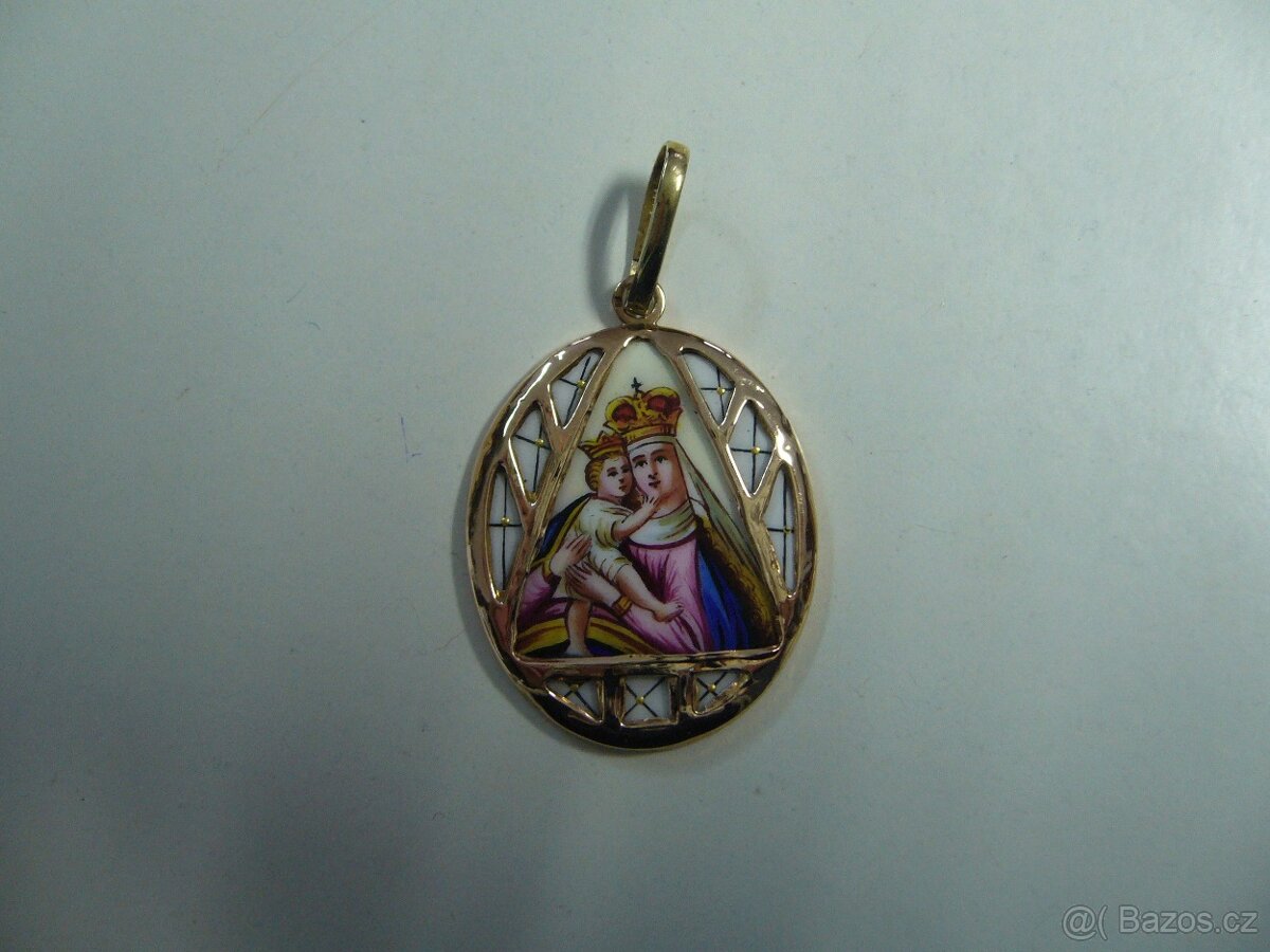 ZLATÁ STAROŽITNÁ MADONKA - 2