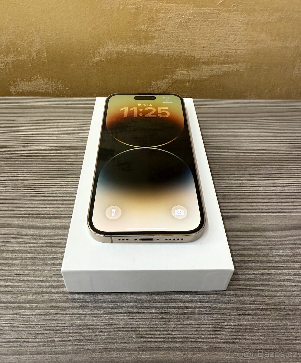 Apple iPhone 14 Pro 256GB zlatá, Top stav, baterie 100% - 2