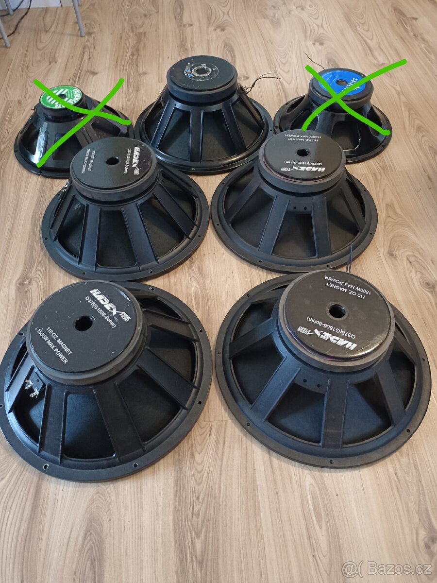 Sub basový repro 18 palců - 2