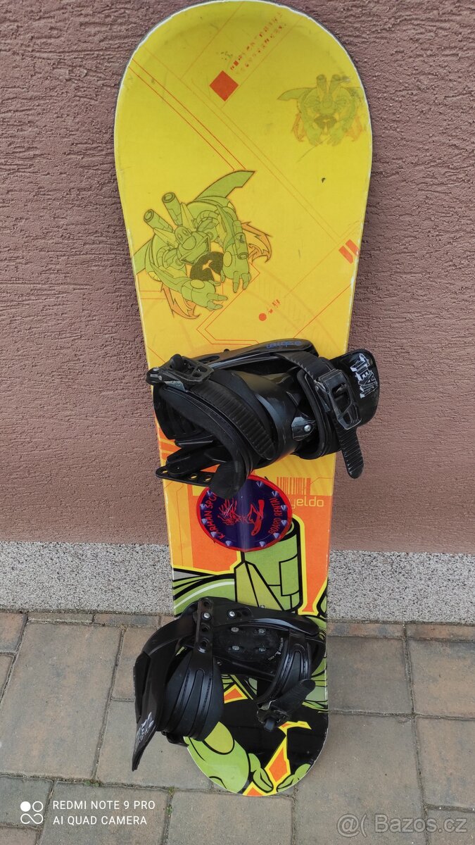 Snowboardové prkno 114cm + boty vel.5 - 2