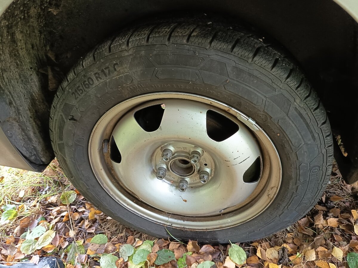 4 disky zimní kola na VW T5, T6 – 17 palců zimní Continental - 2