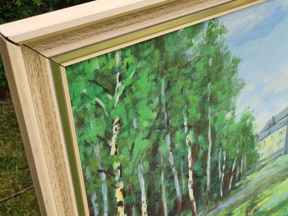 Olejomalba Hrad Kost, 115x65cm - 2