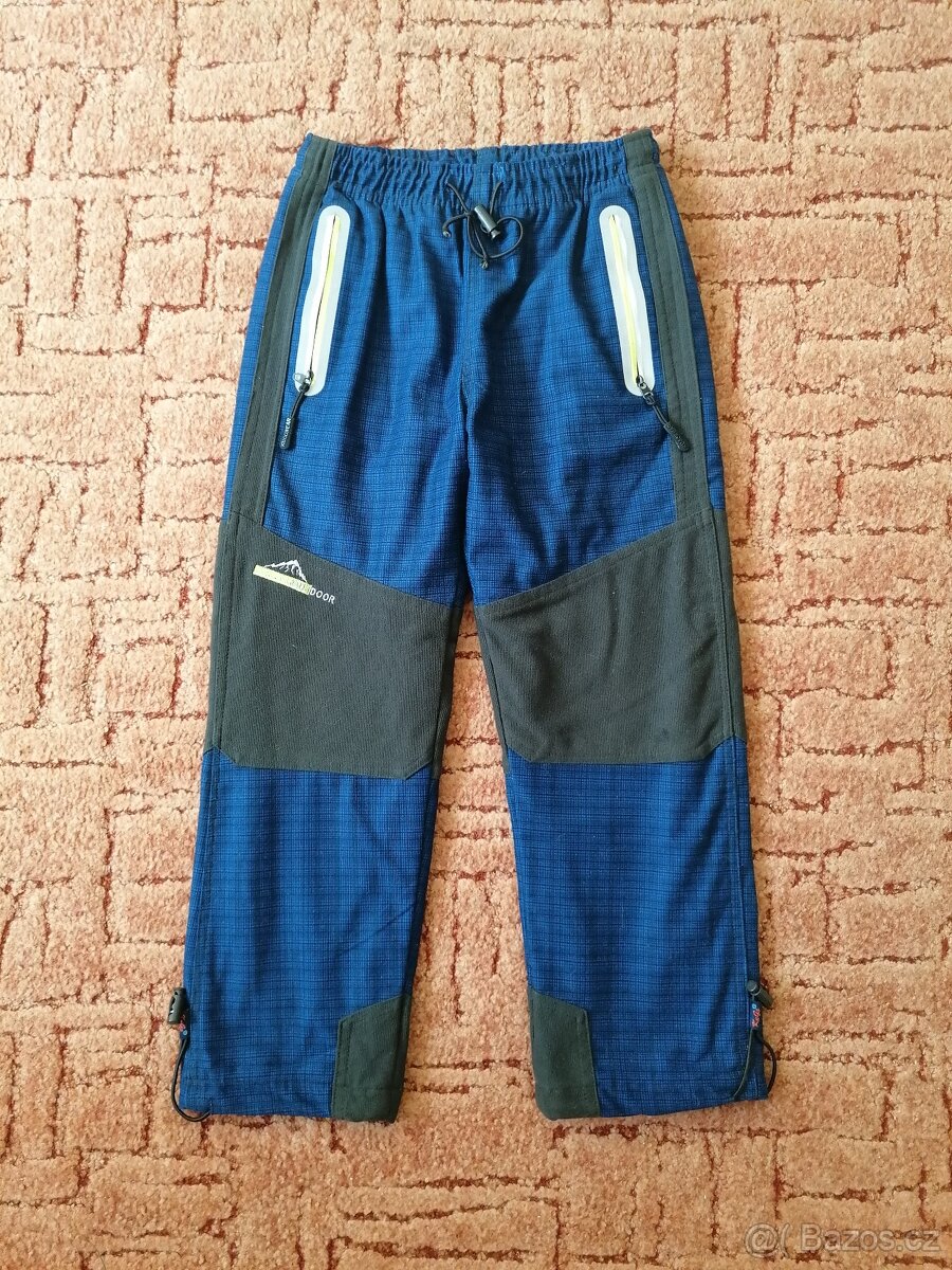 Dětské zateplené kalhoty vel. 122 - 2