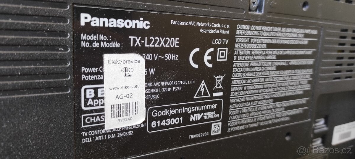 LCD Televize panasonic - 2