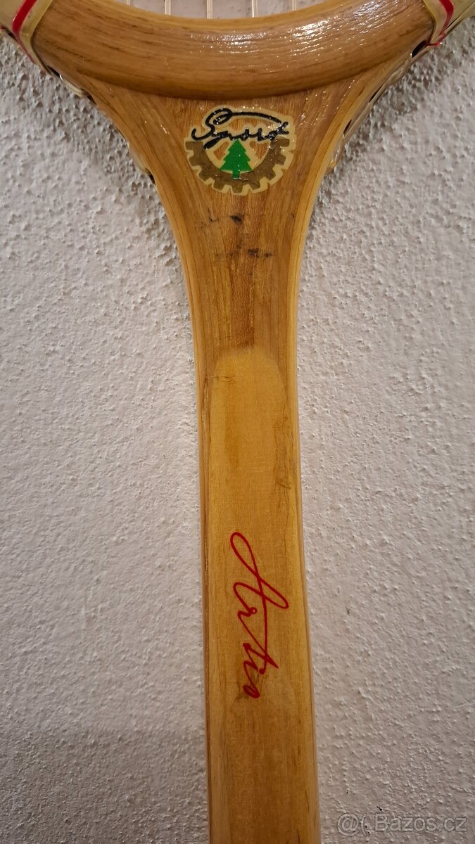 Stará drevená tenisová raketa - ARTIS Sport, výborný stav - 2