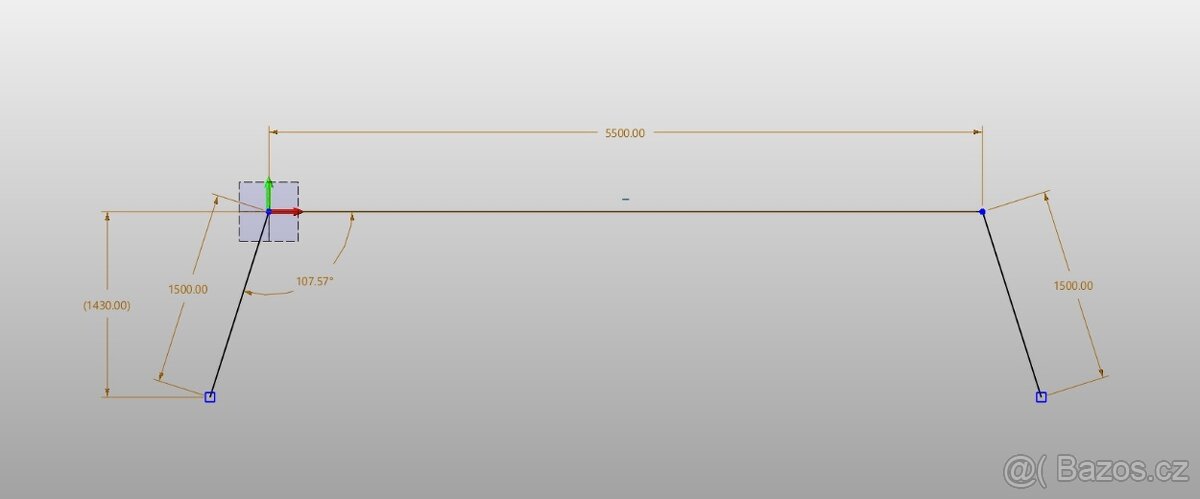Konstrukce haly, traverzy, I profil 60x120mm - 2