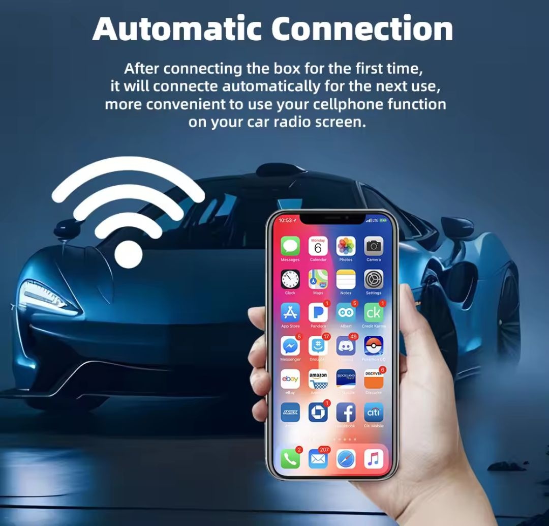 Apple CarPlay,Android Auto , bezdrátový modul - 2