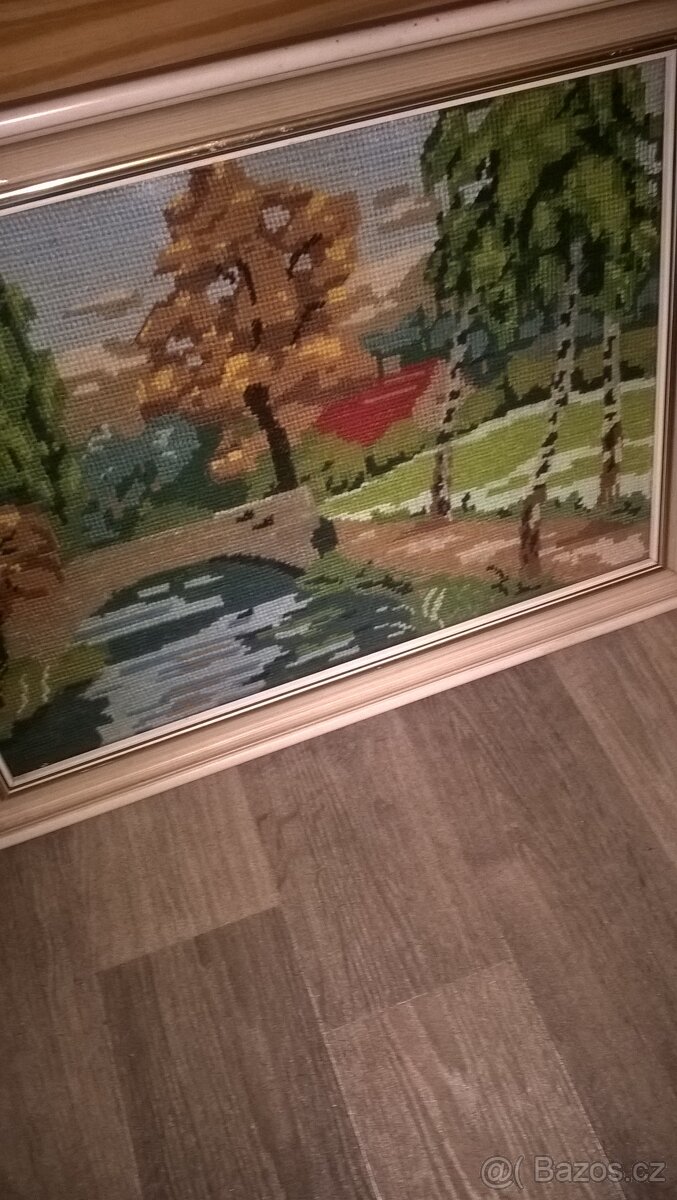 Obraz vyšívaný příroda - 2